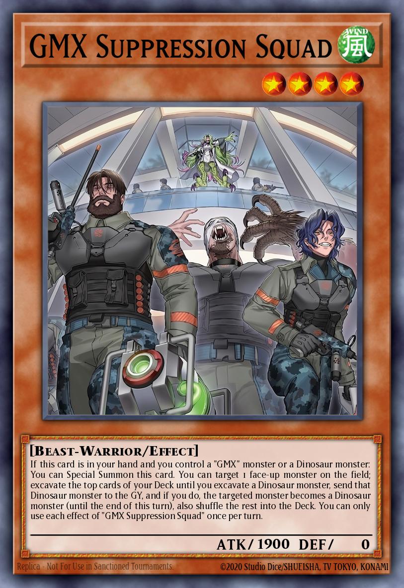 GMX Suppression Squad - Blazing Dominion Yu-Gi-Oh! spoiler