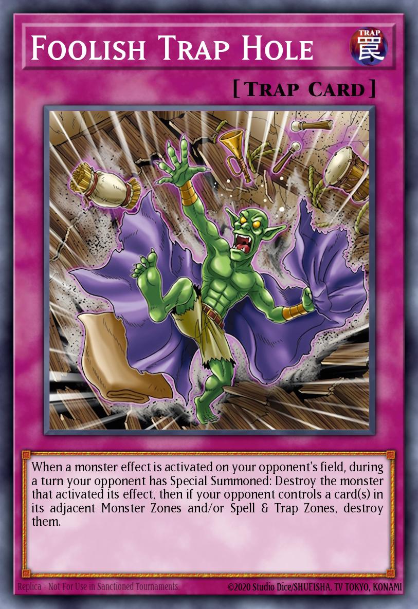 Foolish Trap Hole - Chaos Origins Yu-Gi-Oh! spoiler
