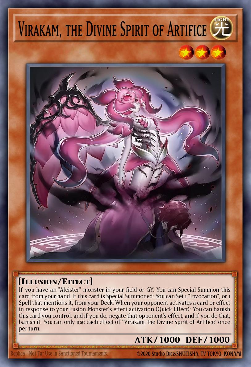 Virakam, the Divine Spirit of Artifice - Chaos Origins Yu-Gi-Oh! spoiler