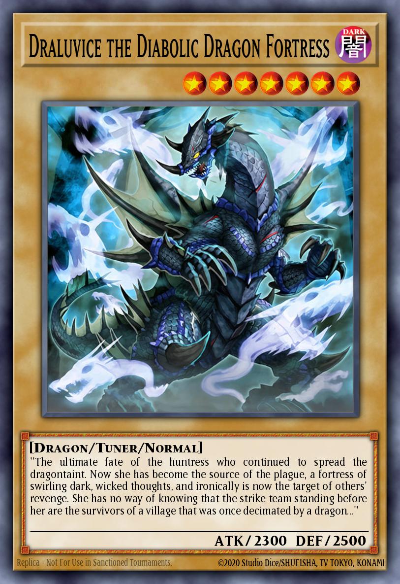 Draluvice the Diabolic Dragon Fortress - Blazing Dominion Yu-Gi-Oh! spoiler