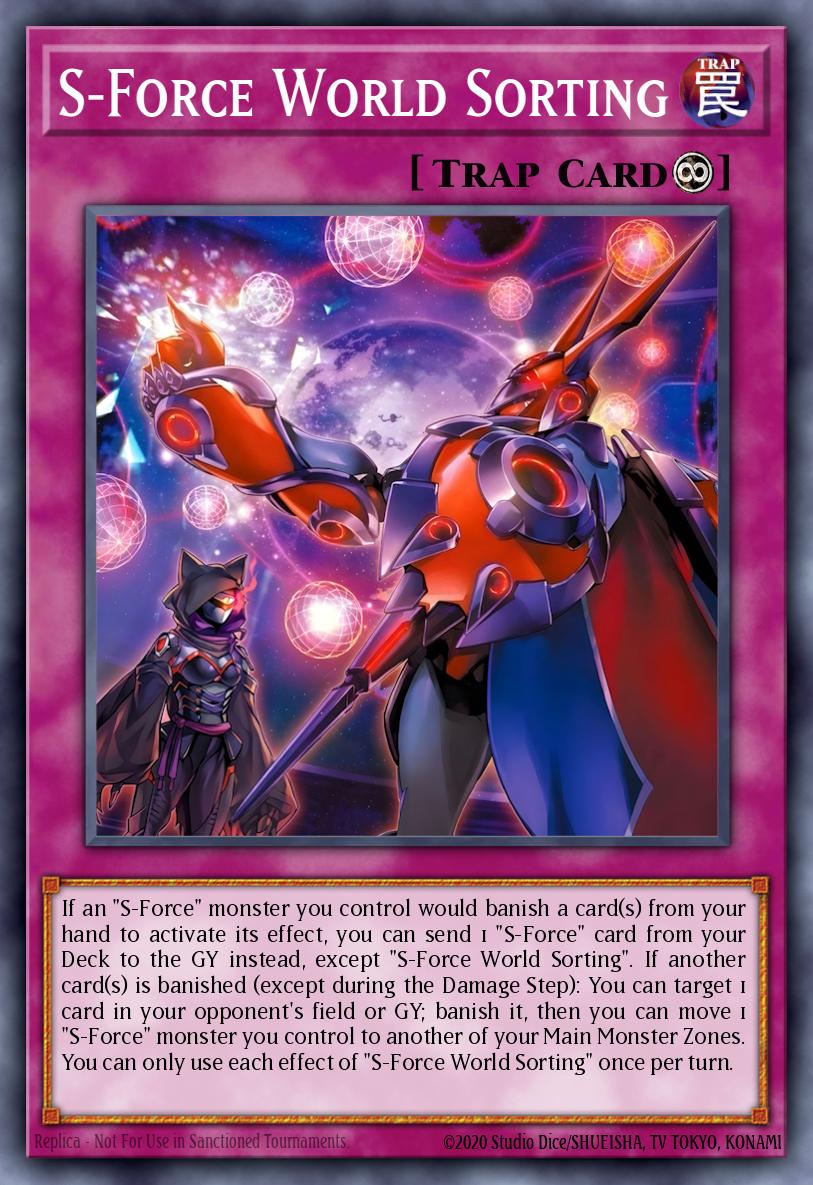 S-Force World Sorting - Chaos Origins Yu-Gi-Oh! spoiler