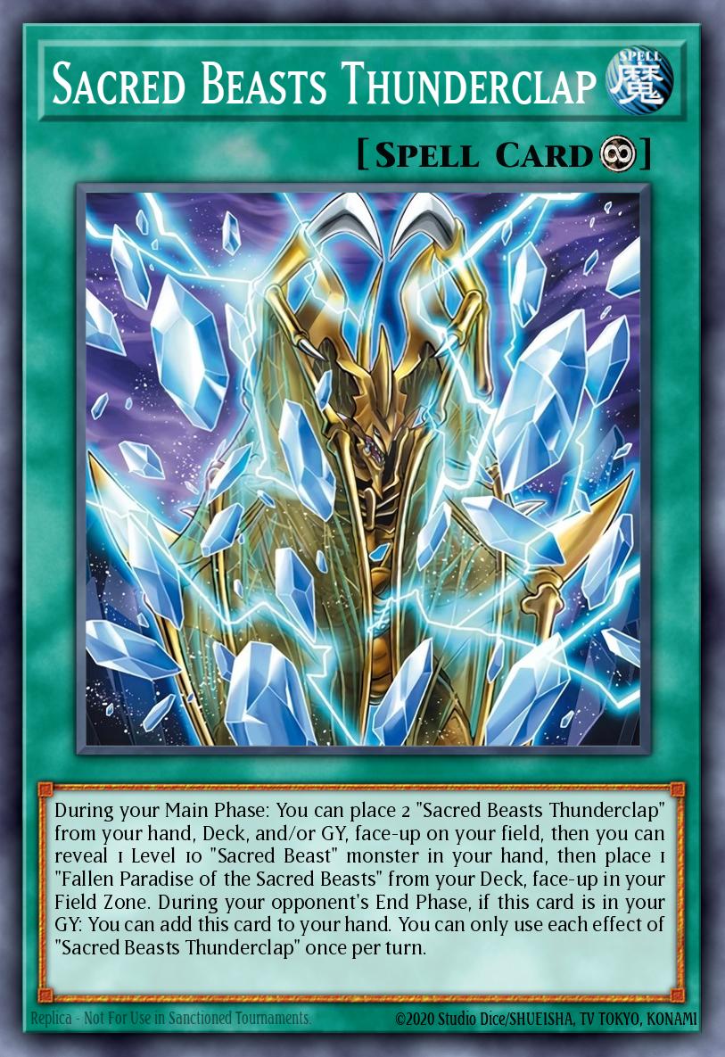 Sacred Beasts Thunderclap - Chaos Origins Yu-Gi-Oh! spoiler