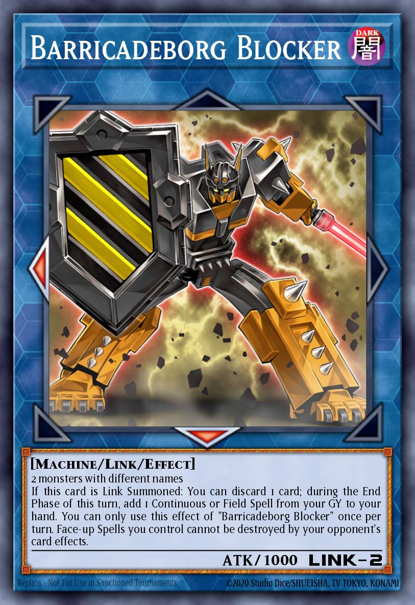Barricadeborg Blocker - Battles of Legend: Glorious Gallery Yu-Gi-Oh! spoiler