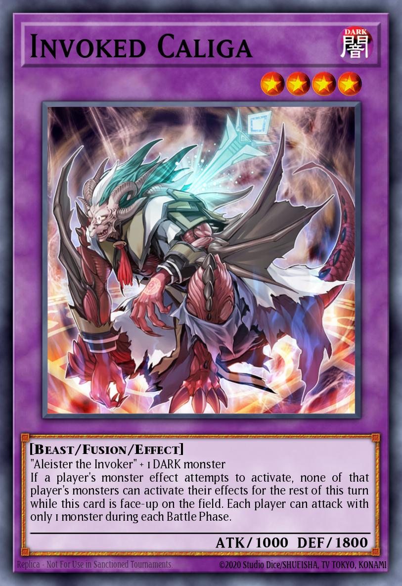 Invoked Caliga - Battles of Legend: Glorious Gallery Yu-Gi-Oh! spoiler