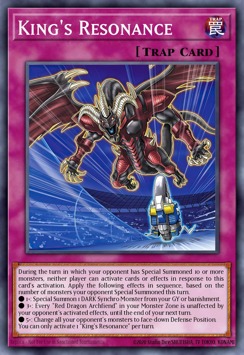 King's Resonance - Blazing Dominion Yu-Gi-Oh! spoiler