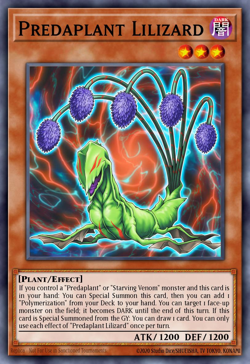 Predaplant Lilizard - Blazing Dominion Yu-Gi-Oh! spoiler