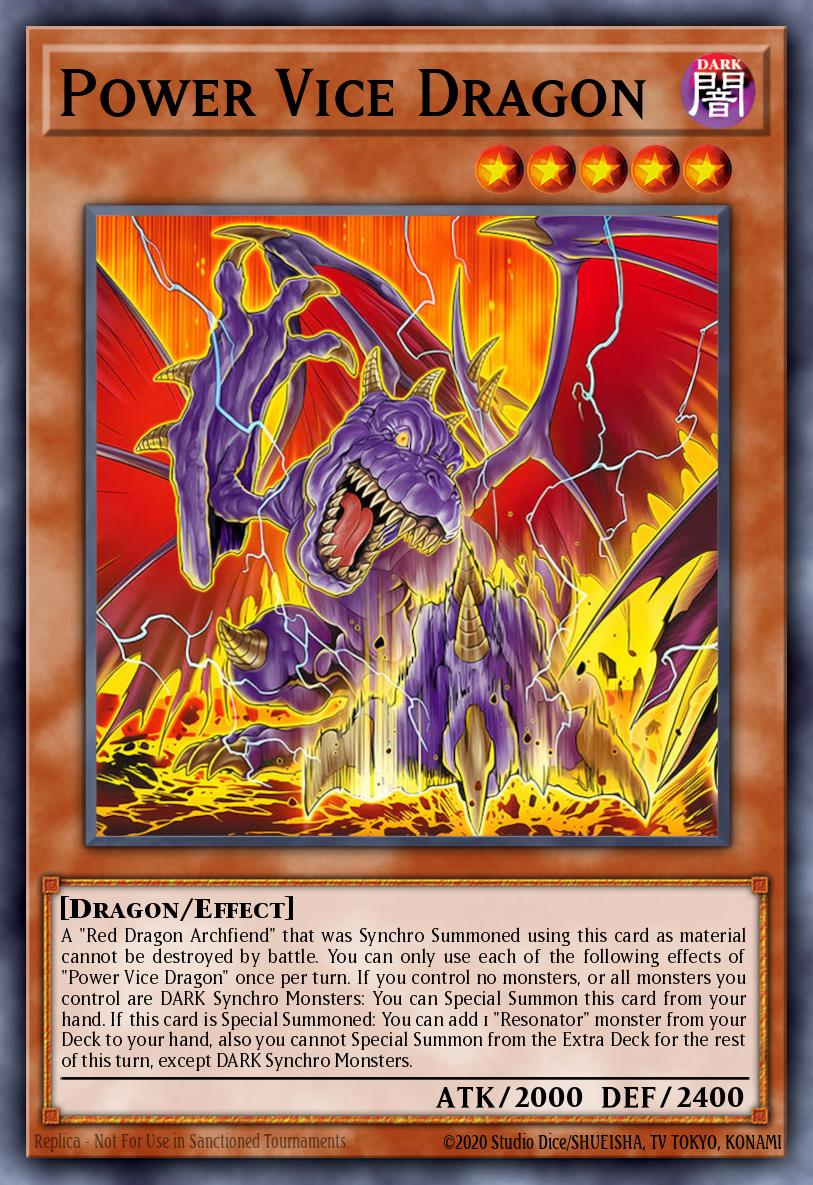Power Vice Dragon - Blazing Dominion Yu-Gi-Oh! spoiler