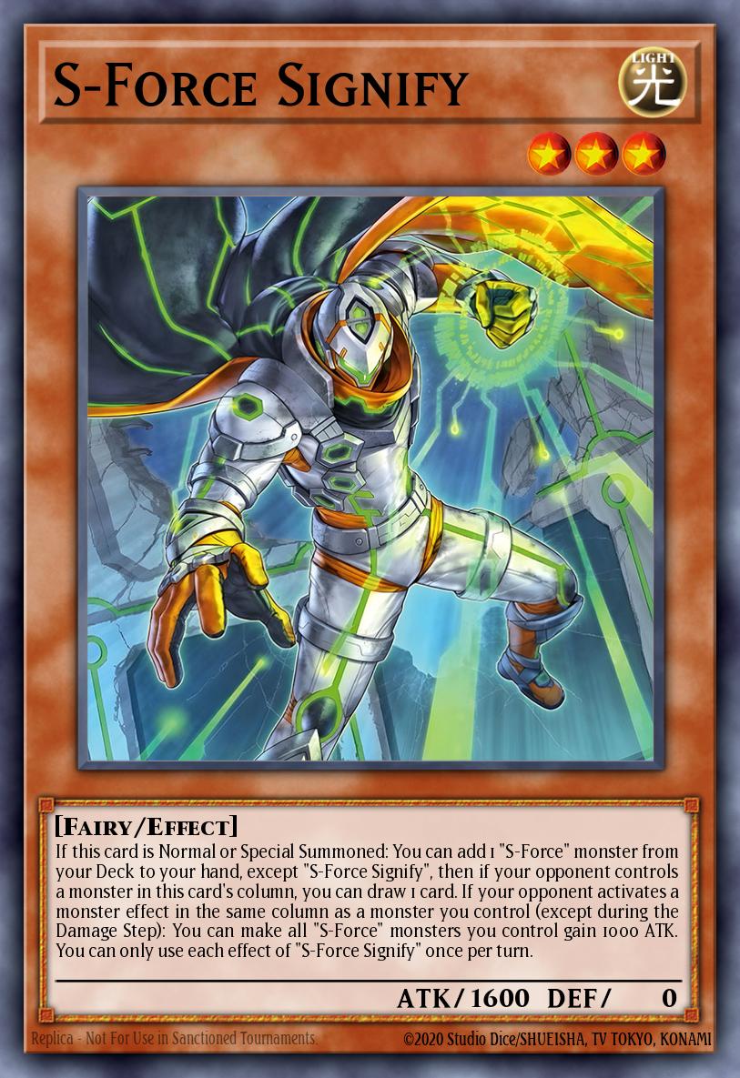 S-Force Signify - Chaos Origins Yu-Gi-Oh! spoiler