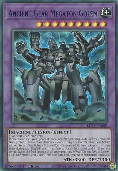 Ancient Gear Megaton Golem (Blue)