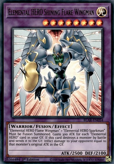Elemental HERO Shining Flare Wingman