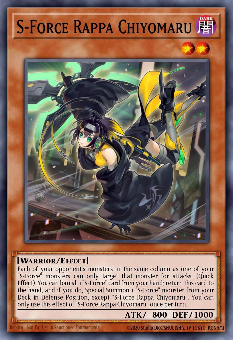 S-Force Rappa Chiyomaru - Battles of Legend: Glorious Gallery Yu-Gi-Oh! spoiler