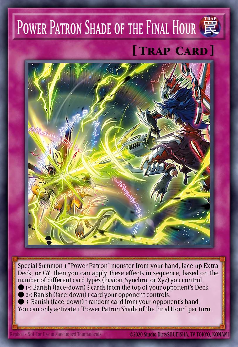Power Patron Shade of the Final Hour - Chaos Origins Yu-Gi-Oh! spoiler
