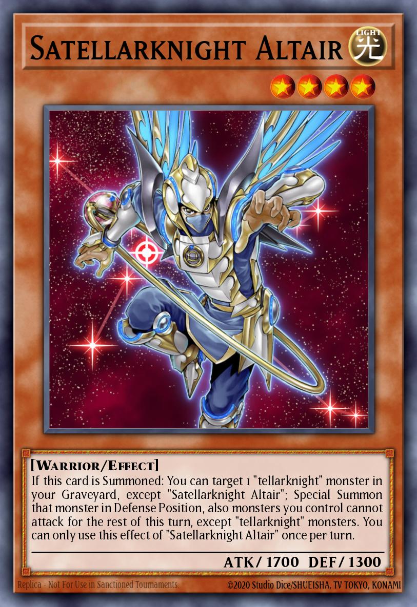 Satellarknight Altair - Battles of Legend: Glorious Gallery Yu-Gi-Oh! spoiler