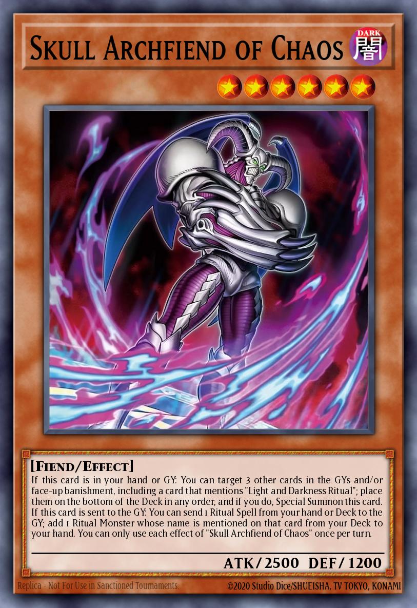 Skull Archfiend of Chaos - Chaos Origins Yu-Gi-Oh! spoiler