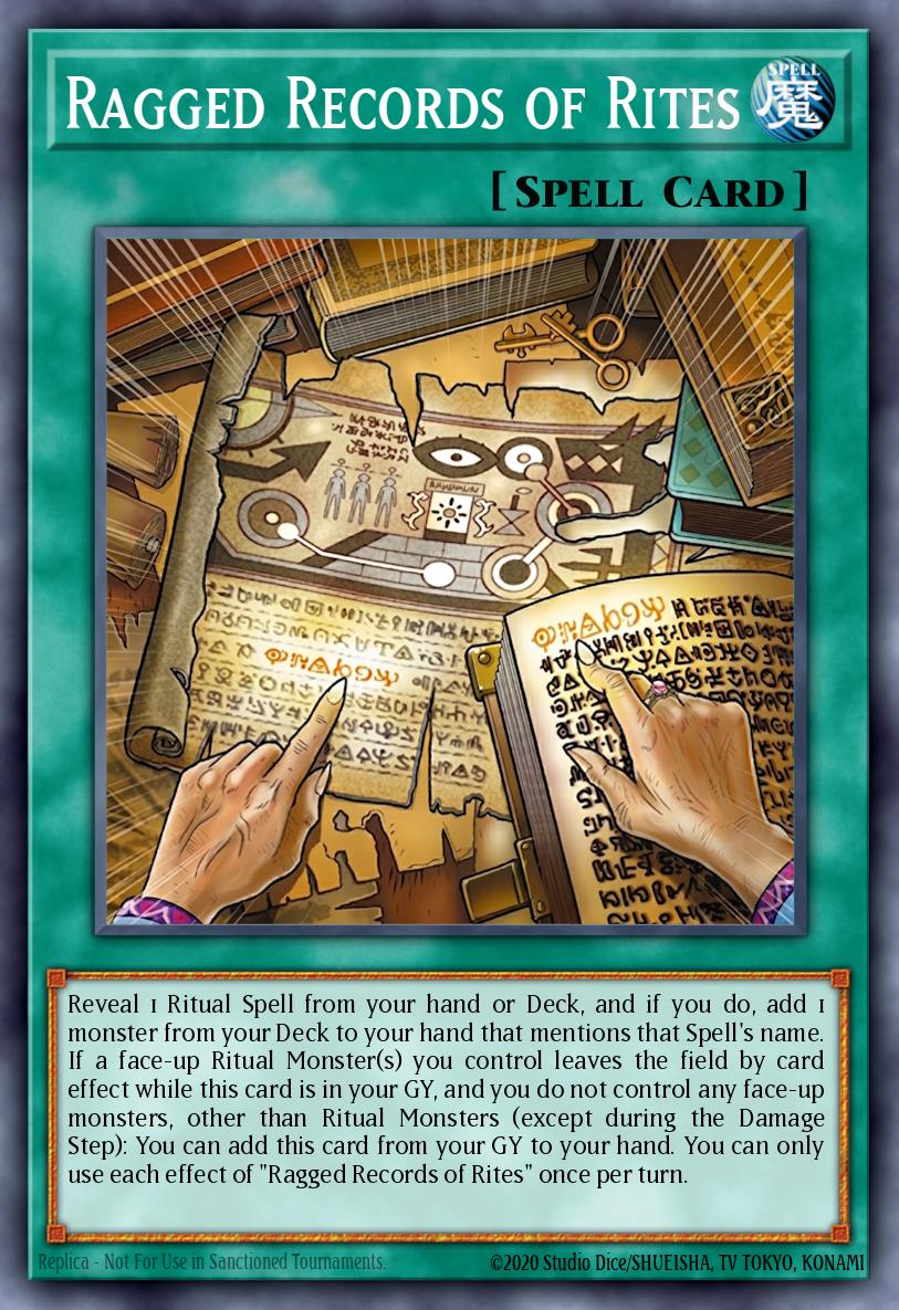 Ragged Records of Rites - Chaos Origins Yu-Gi-Oh! spoiler