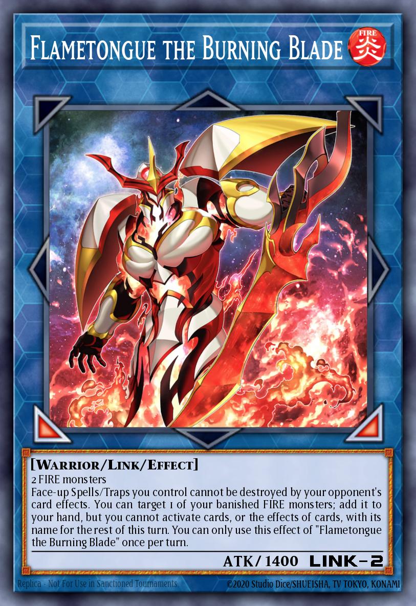 Flametongue the Burning Blade - Blazing Dominion Yu-Gi-Oh! spoiler