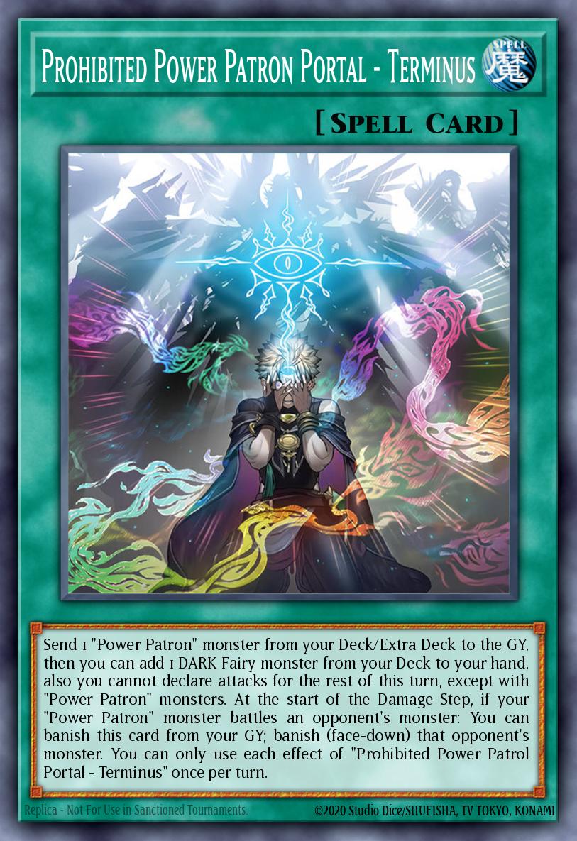 Prohibited Power Patron Portal - Terminus - Blazing Dominion Yu-Gi-Oh! spoiler