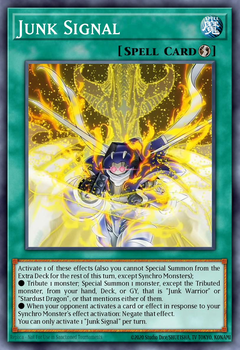 Junk Signal - Blazing Dominion Yu-Gi-Oh! spoiler