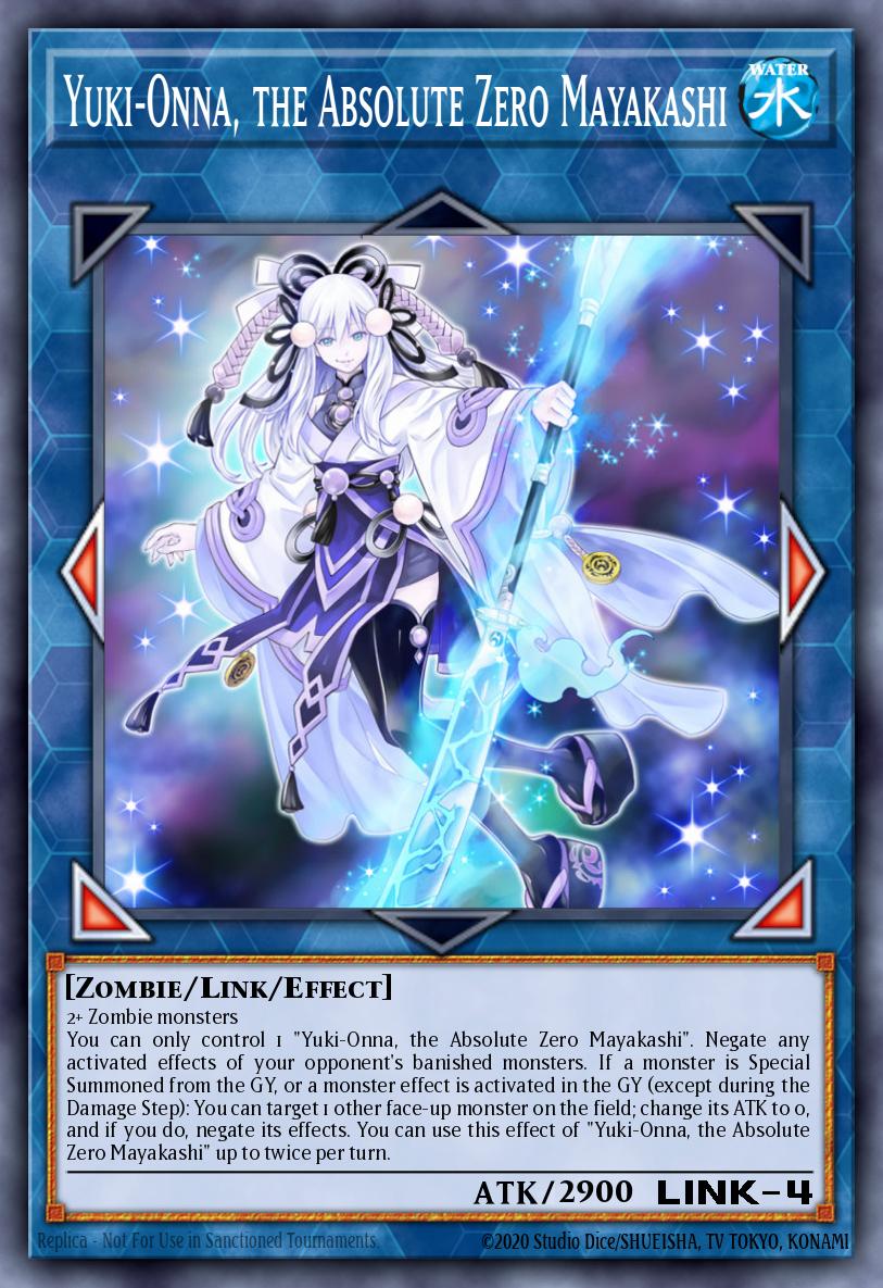 Yuki-Onna, the Absolute Zero Mayakashi - Rarity Collection 5 Yu-Gi-Oh! spoiler