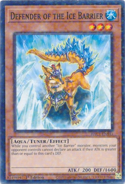 Defender of the Ice Barrier (Duel Terminal)