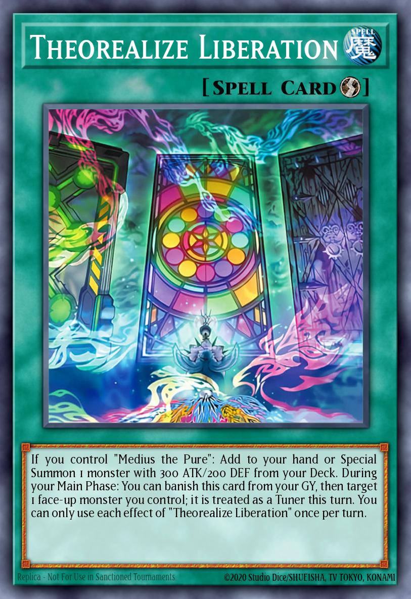 Theorealize Liberation - Battles of Legend: Glorious Gallery Yu-Gi-Oh! spoiler