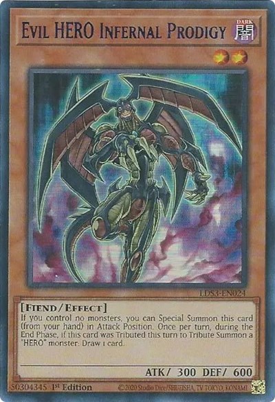 Evil HERO Infernal Prodigy (Blue)