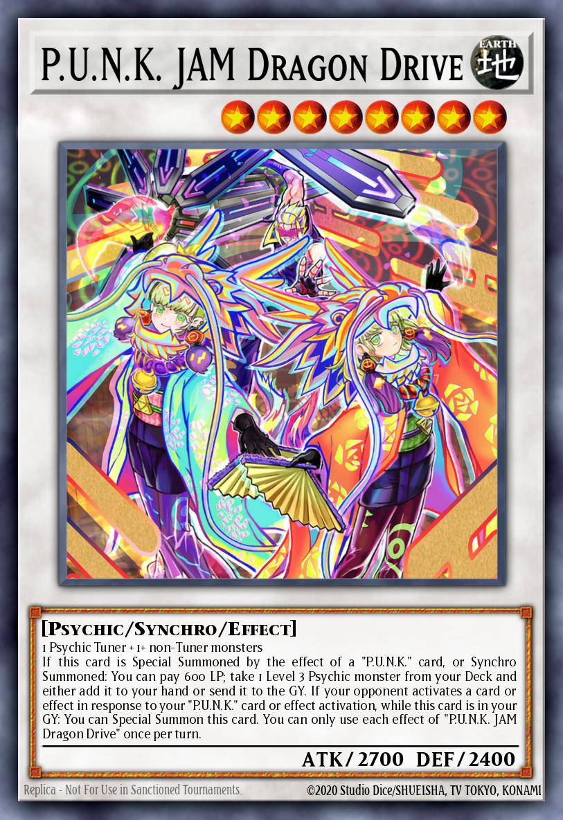 P.U.N.K. JAM Dragon Drive - Rarity Collection 5 Yu-Gi-Oh! spoiler