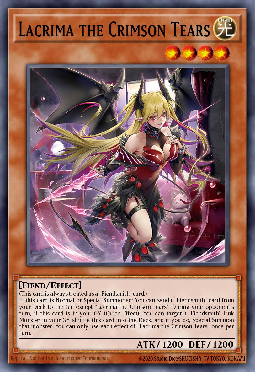 Lacrima the Crimson Tears - Battles of Legend: Glorious Gallery Yu-Gi-Oh! spoiler