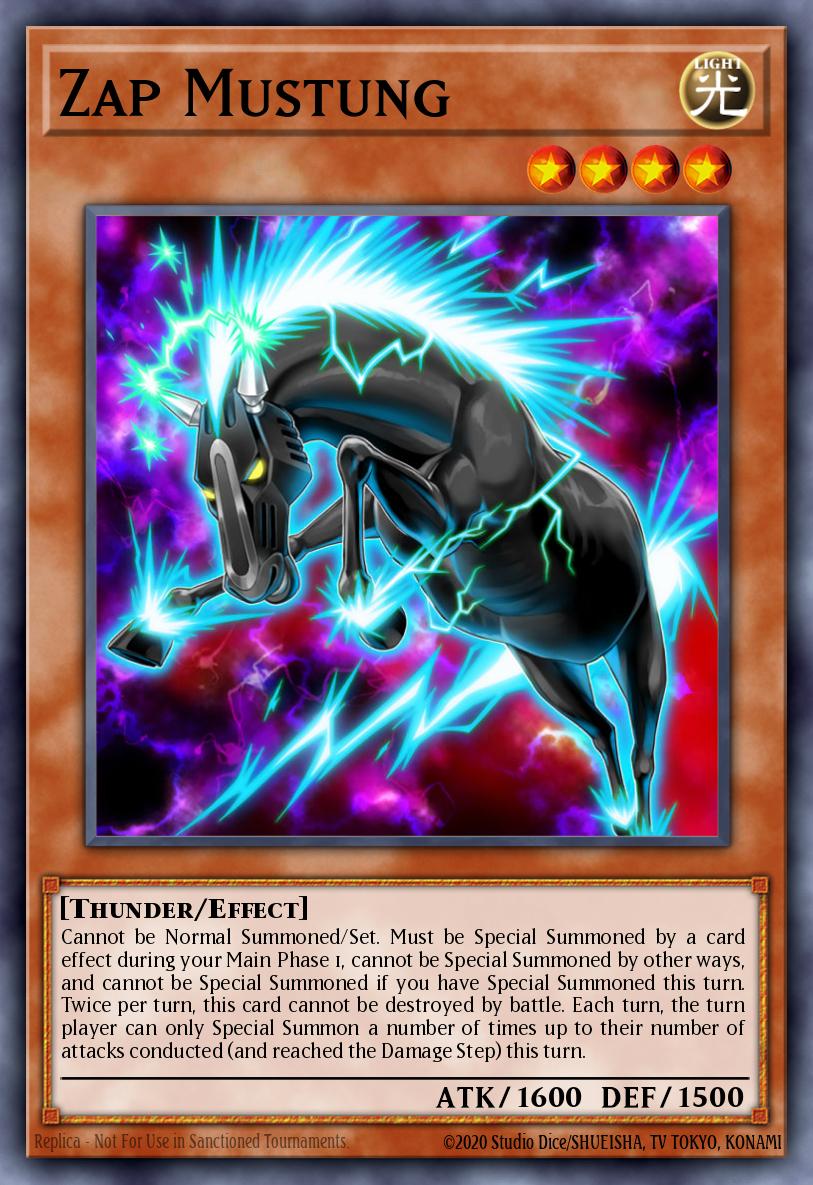 Zap Mustung - Battles of Legend: Glorious Gallery Yu-Gi-Oh! spoiler