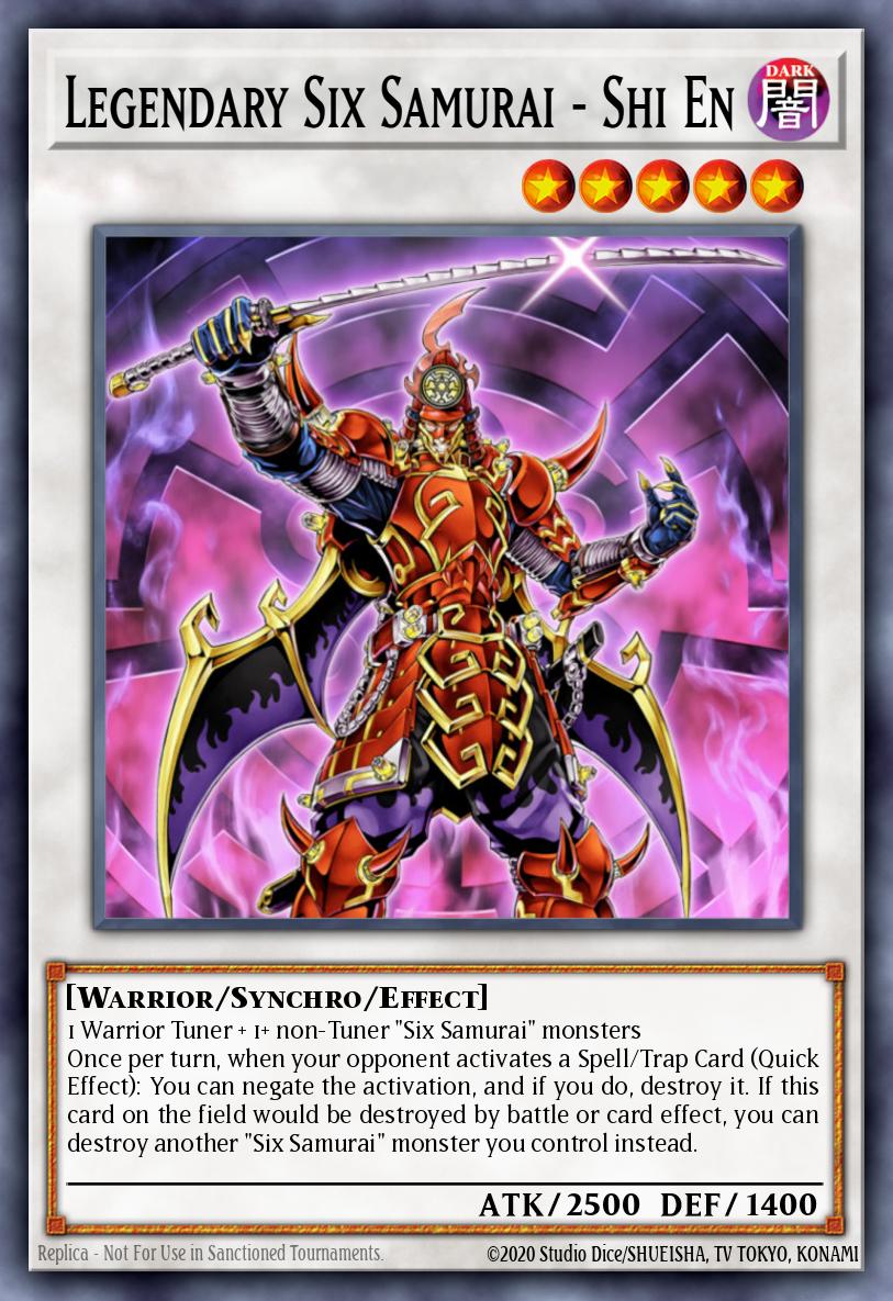 Legendary Six Samurai - Shi En - Battles of Legend: Glorious Gallery Yu-Gi-Oh! spoiler