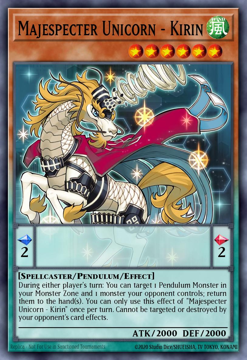 Majespecter Unicorn - Kirin - Battles of Legend: Glorious Gallery Yu-Gi-Oh! spoiler
