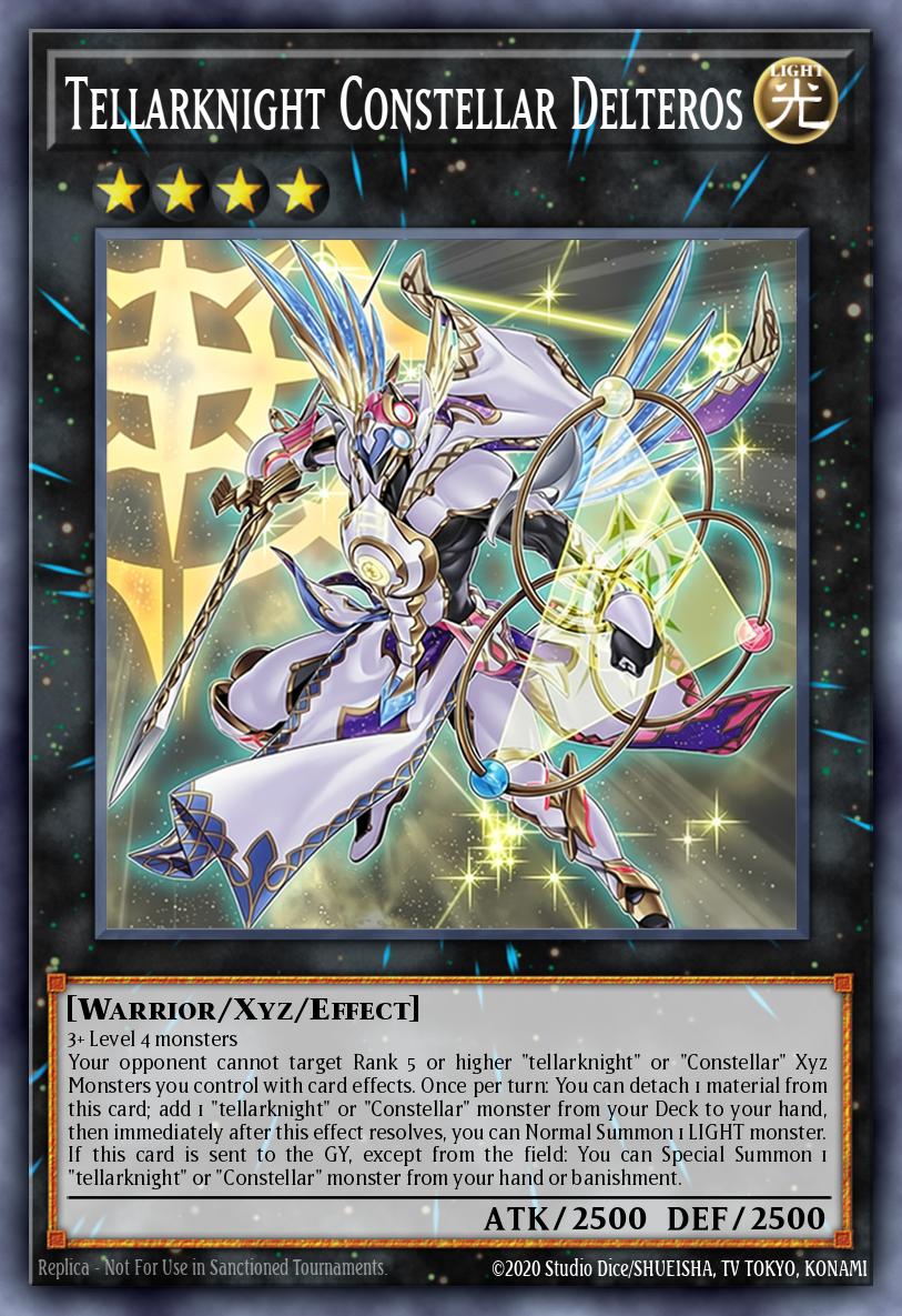Tellarknight Constellar Delteros - Battles of Legend: Glorious Gallery Yu-Gi-Oh! spoiler