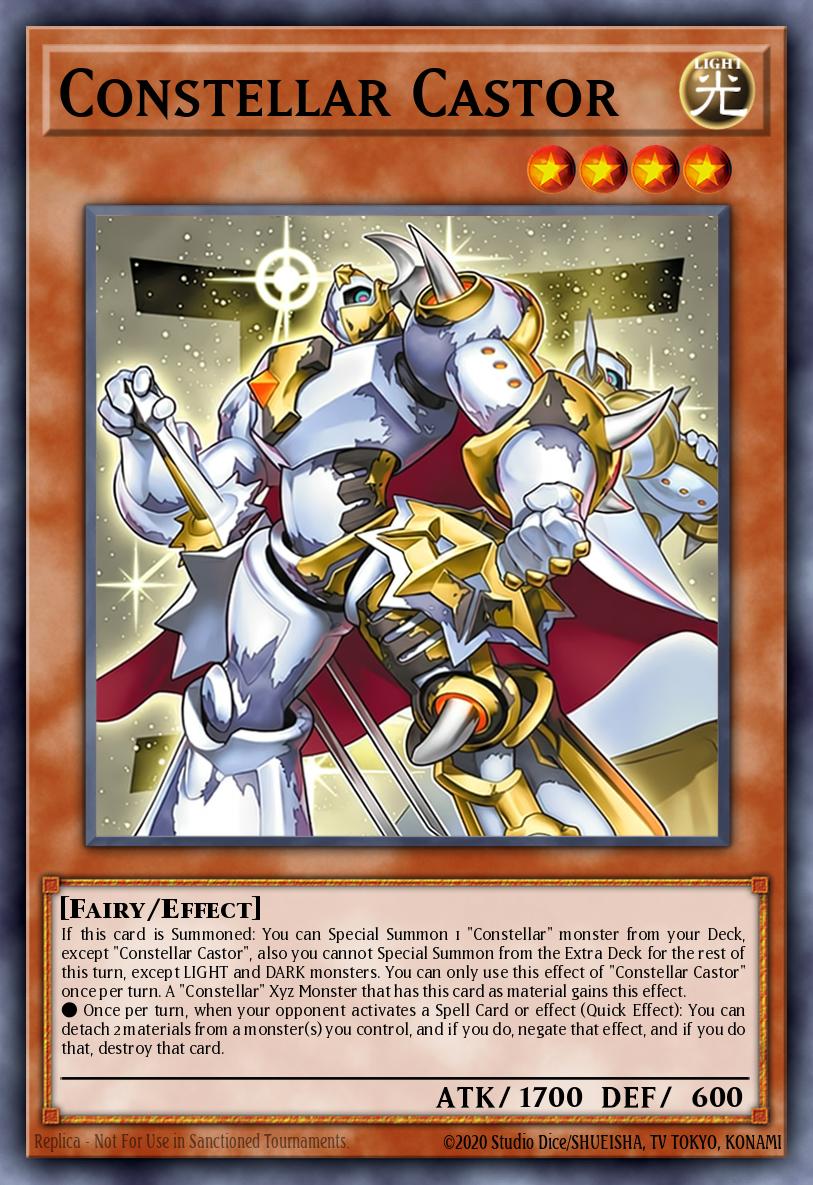 Constellar Castor - Battles of Legend: Glorious Gallery Yu-Gi-Oh! spoiler