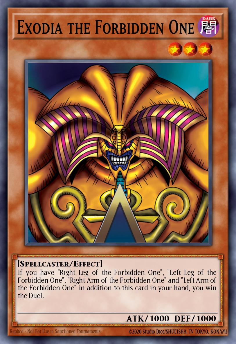Exodia the Forbidden One - Battles of Legend: Glorious Gallery Yu-Gi-Oh! spoiler