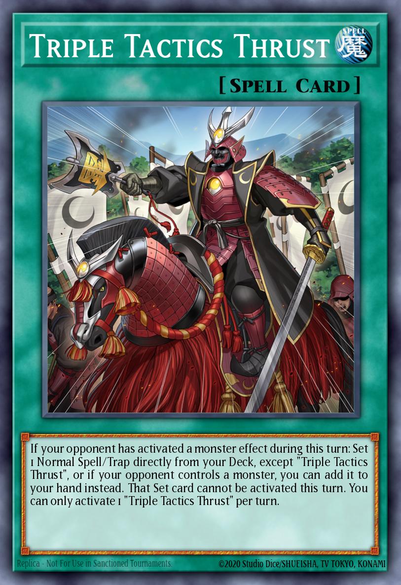 Triple Tactics Thrust - Legendary Modern Decks 2026 Yu-Gi-Oh! spoiler