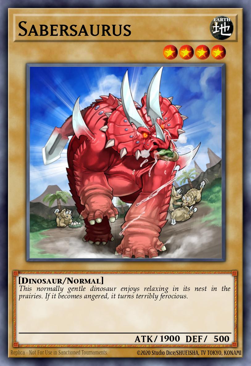Sabersaurus - Battles of Legend: Glorious Gallery Yu-Gi-Oh! spoiler