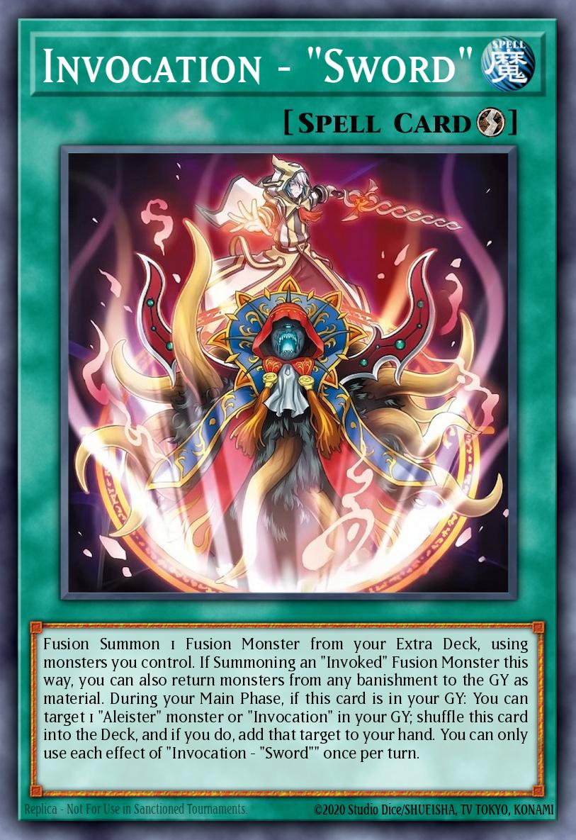 Invocation - "Sword" - Chaos Origins Yu-Gi-Oh! spoiler