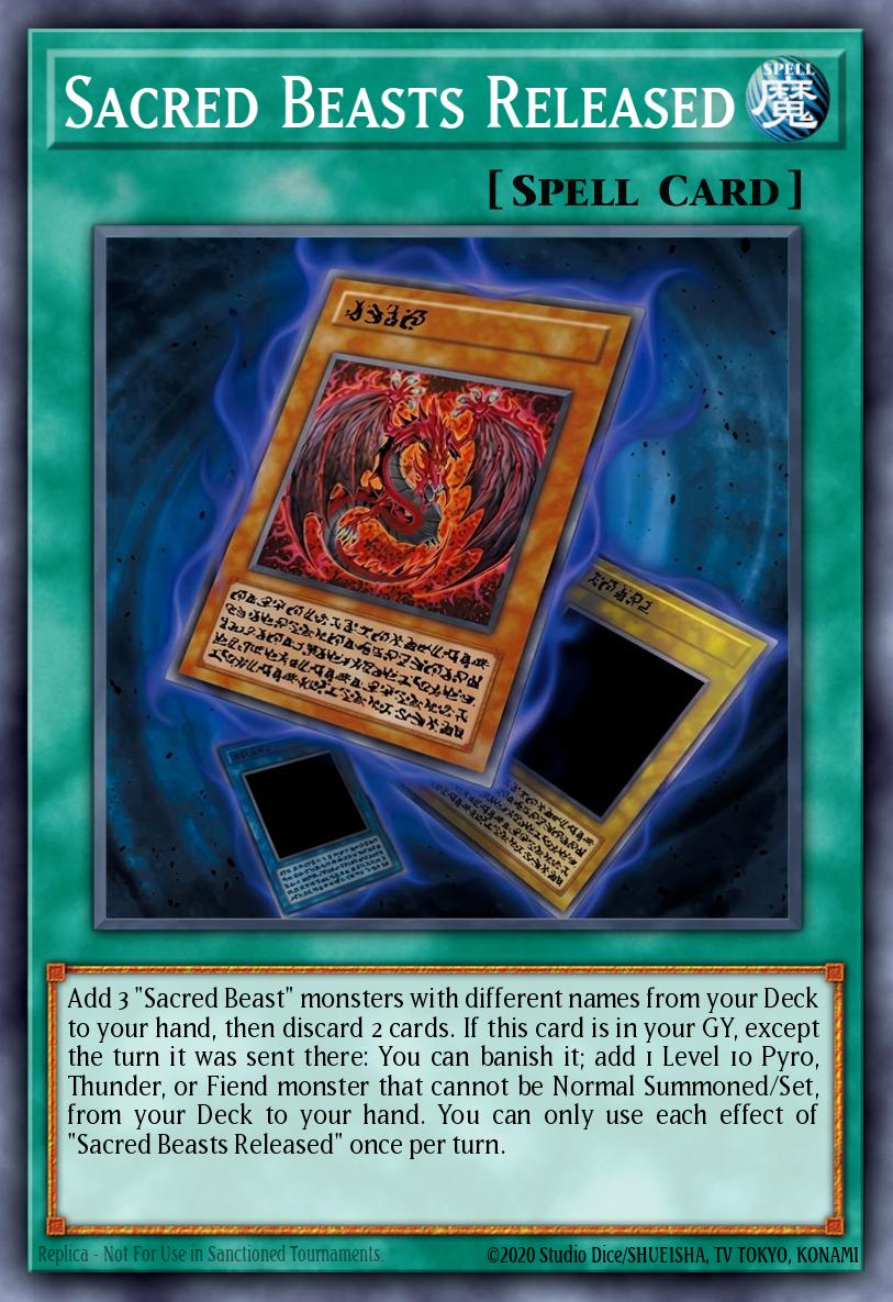 Sacred Beasts Released - Chaos Origins Yu-Gi-Oh! spoiler