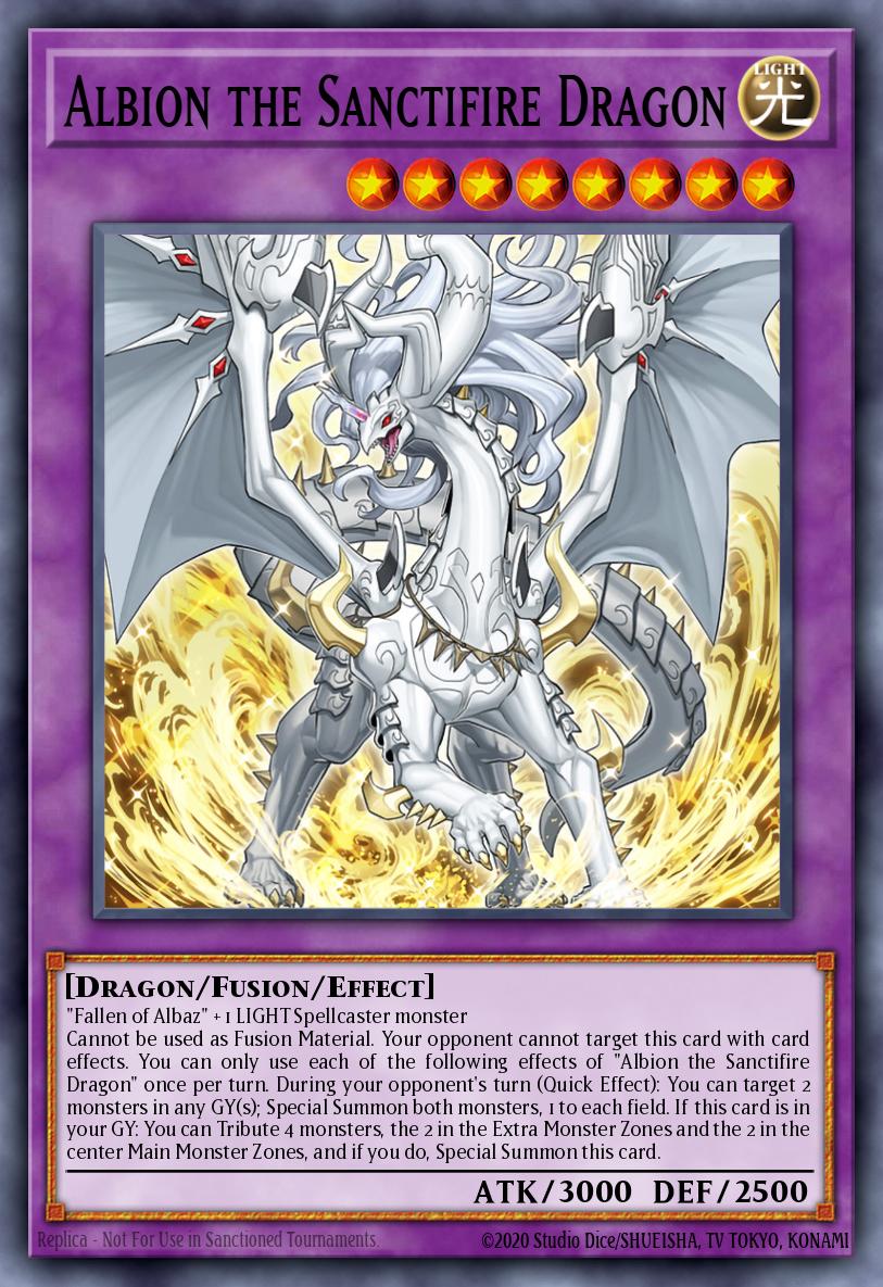 Albion the Sanctifire Dragon - Rarity Collection 5 Yu-Gi-Oh! spoiler