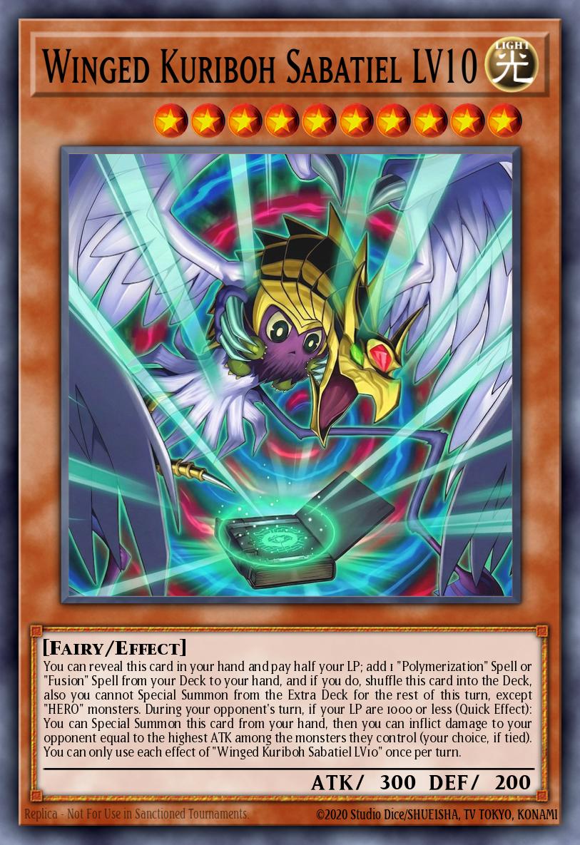 Winged Kuriboh Sabatiel LV10 - Magnificent Monsters Yu-Gi-Oh! spoiler