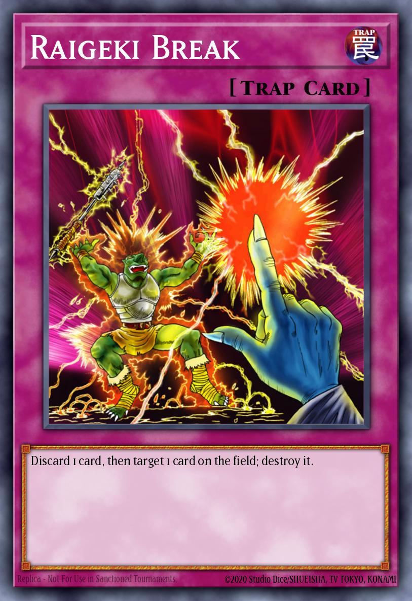 Raigeki Break - Battles of Legend: Glorious Gallery Yu-Gi-Oh! spoiler