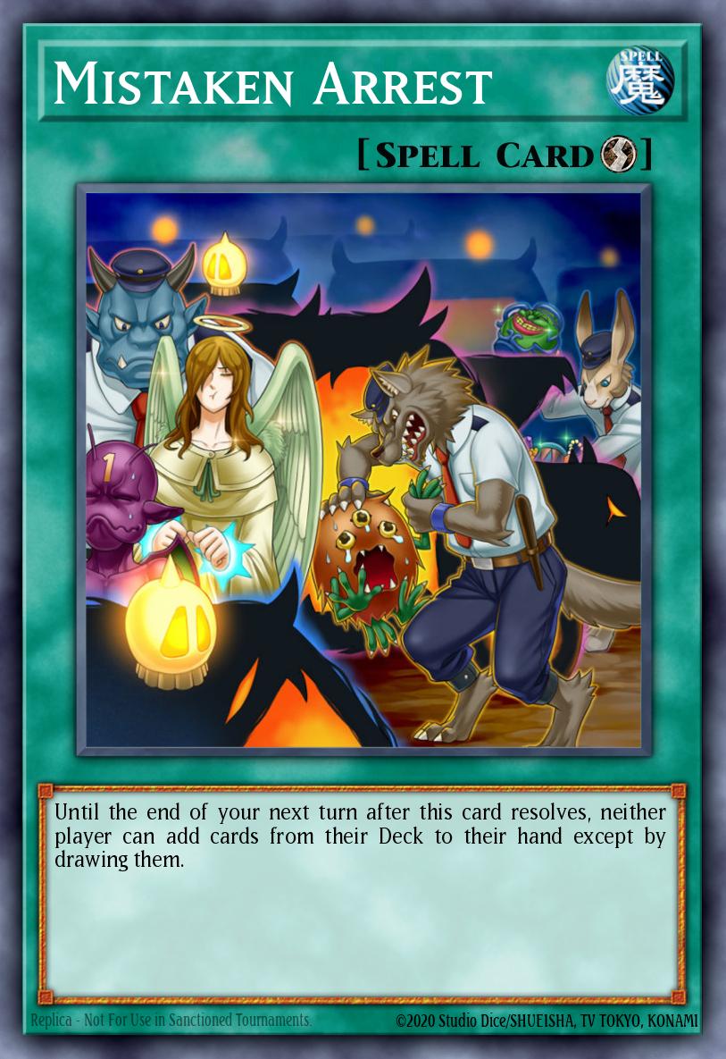 Mistaken Arrest - Battles of Legend: Glorious Gallery Yu-Gi-Oh! spoiler