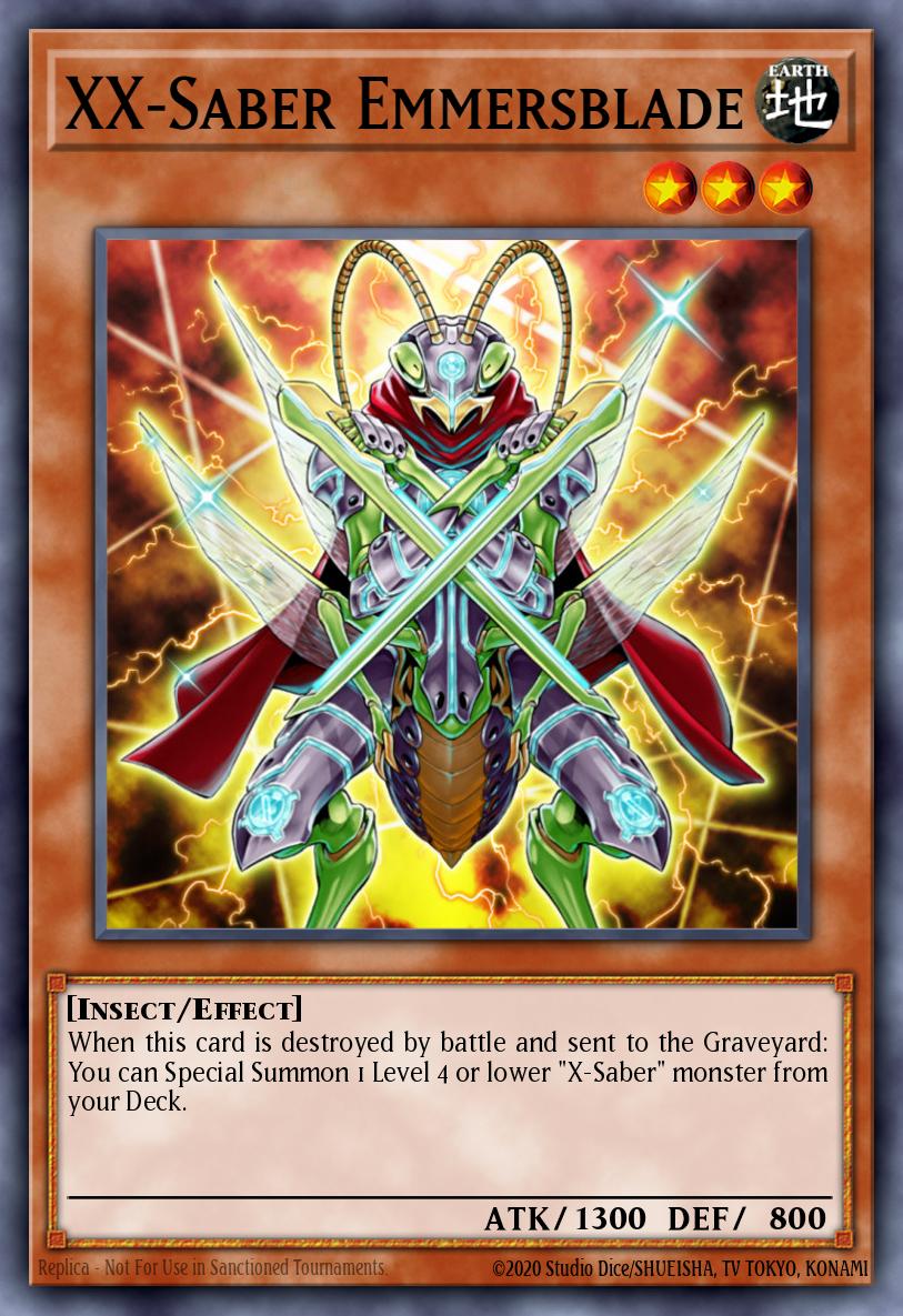 XX-Saber Emmersblade - Legendary Modern Decks 2026 Yu-Gi-Oh! spoiler