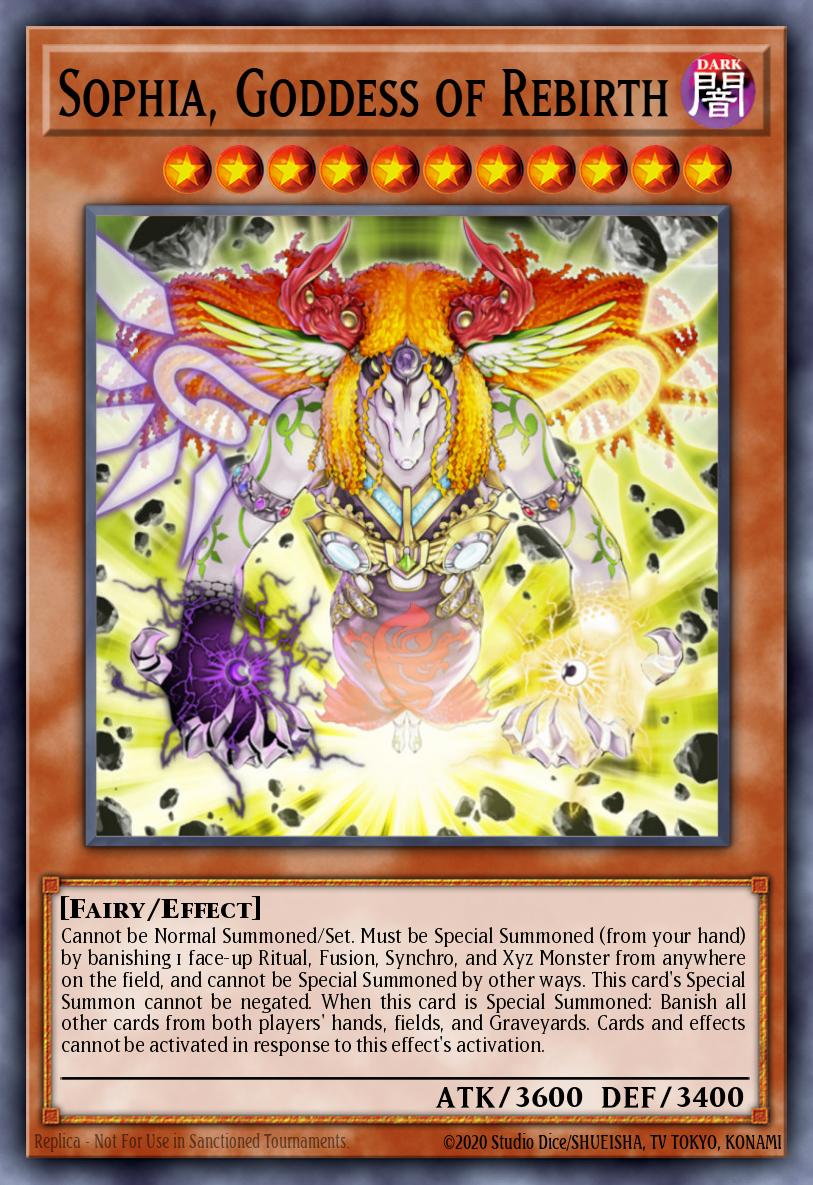 Sophia, Goddess of Rebirth - Battles of Legend: Glorious Gallery Yu-Gi-Oh! spoiler