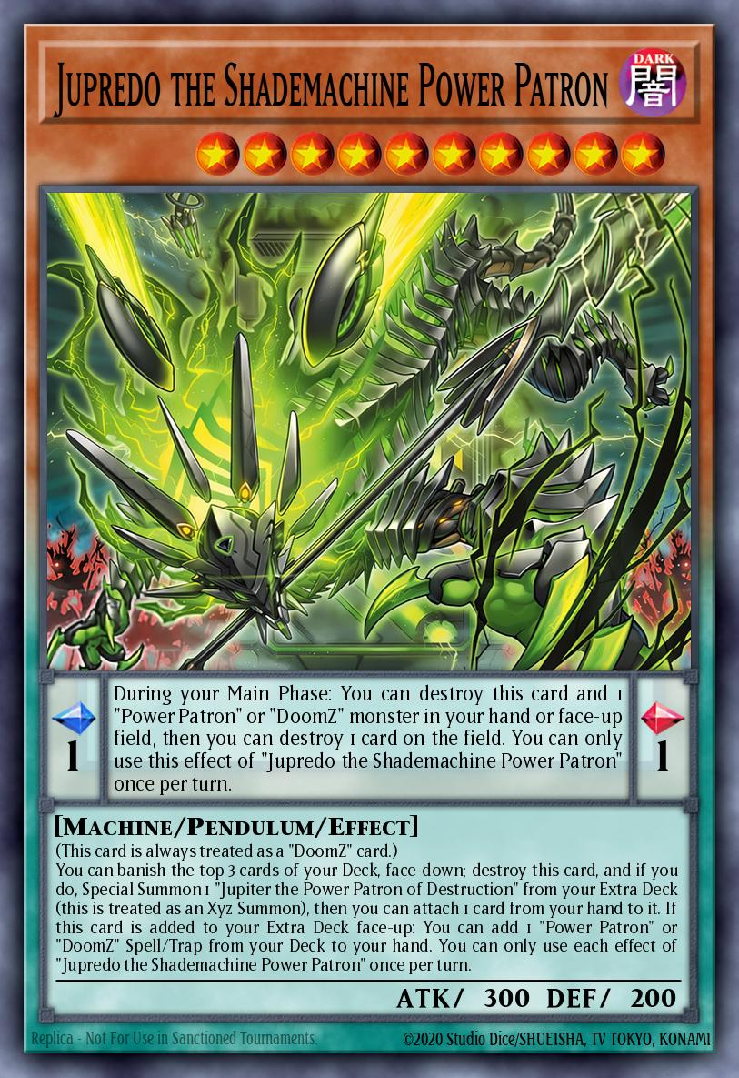 Jupredo the Shademachine Power Patron - Blazing Dominion Yu-Gi-Oh! spoiler