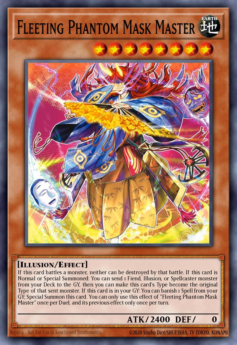 Fleeting Phantom Mask Master - Blazing Dominion Yu-Gi-Oh! spoiler