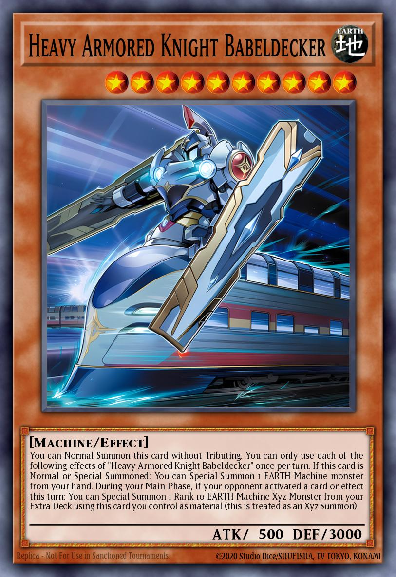 Heavy Armored Knight Babeldecker - Blazing Dominion Yu-Gi-Oh! spoiler