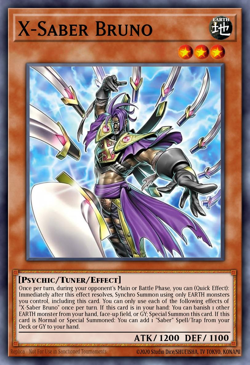 X-Saber Bruno - Legendary Modern Decks 2026 Yu-Gi-Oh! spoiler