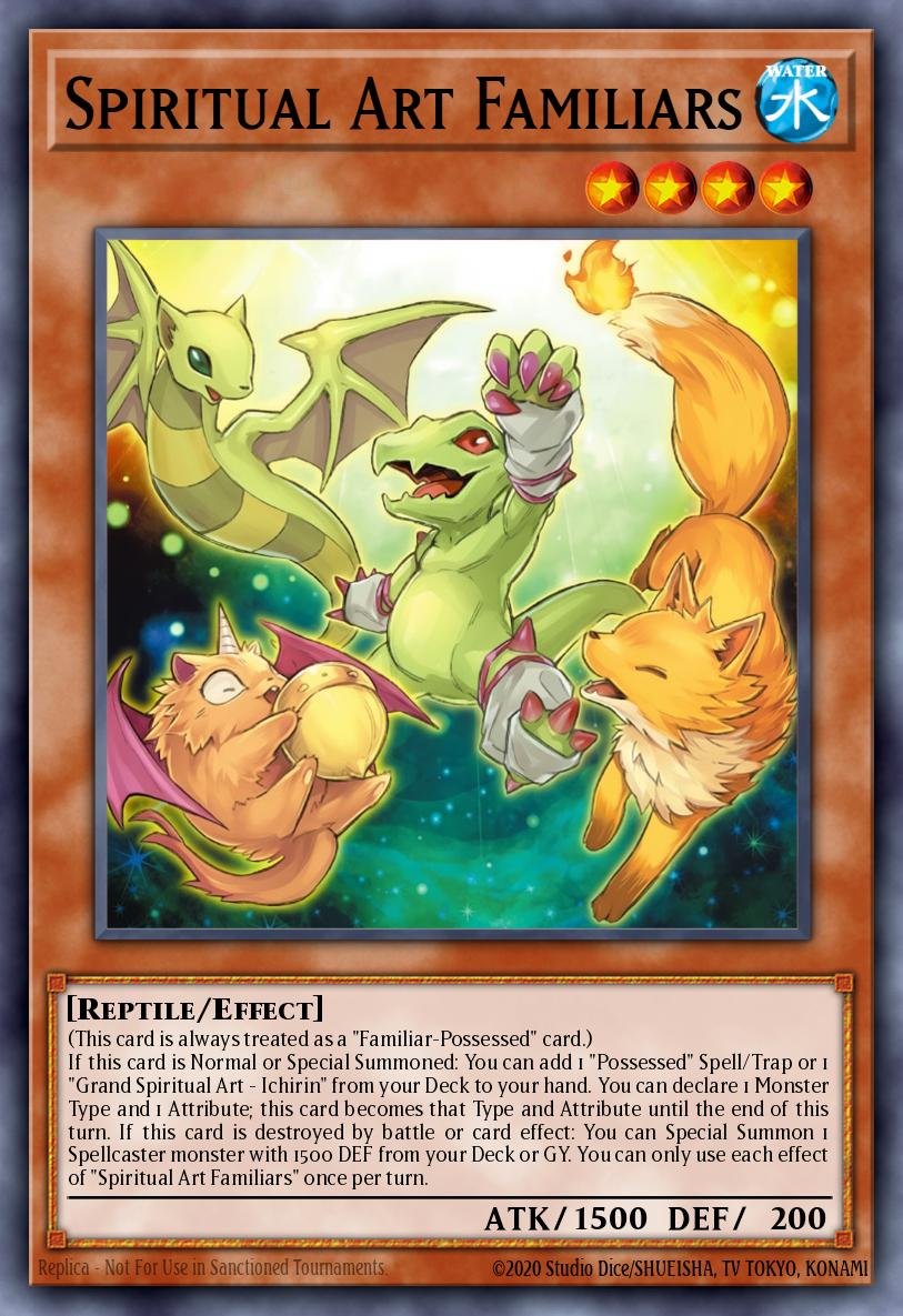Spiritual Art Familiars - Blazing Dominion Yu-Gi-Oh! spoiler