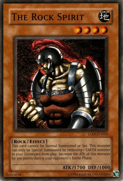 The Rock Spirit - Yu-Gi-Oh! card - Labyrinth of Nightmare (Worldwide English)